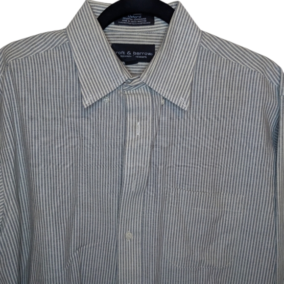 Croft & Barrow Oxford Wrinkle-Resistant Button-Down Shirt, Size 16 34/35 - Picture 5 of 11